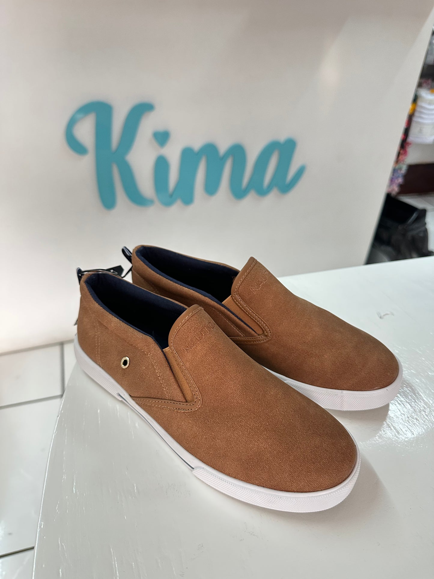 Marte haz Tentáculo Zapato náutica mocasines Niño grande adulto café – Kima Shop HN