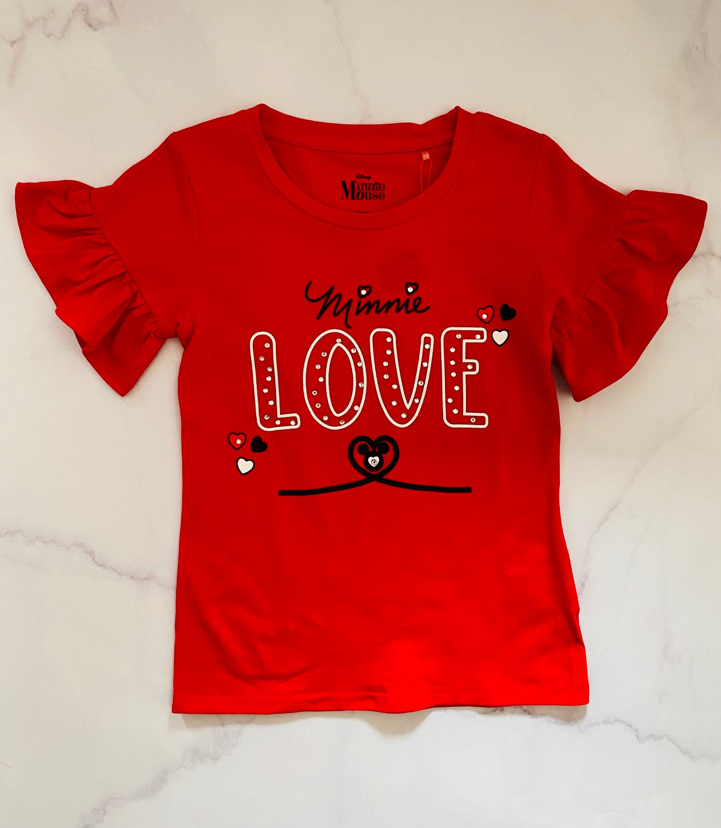 Camisa roja revuelos Minnie Disney niña 26799344