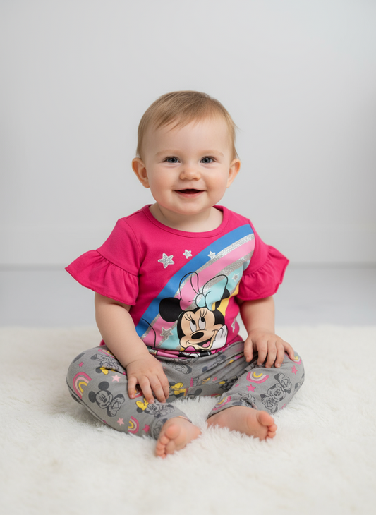 Set 2 piezas Minnie Mouse promo 3x1000