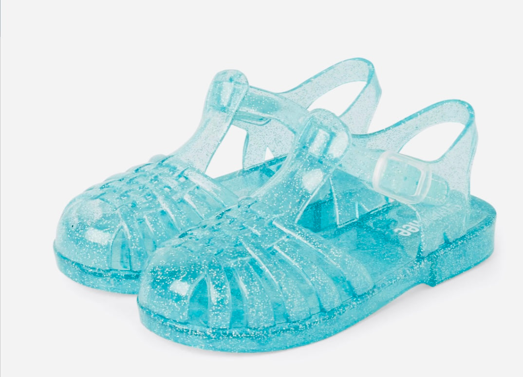 Sandalias Gymboree azules jelly niña