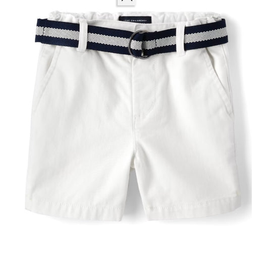 Calzoneta Short niño con faja childrens place blanco