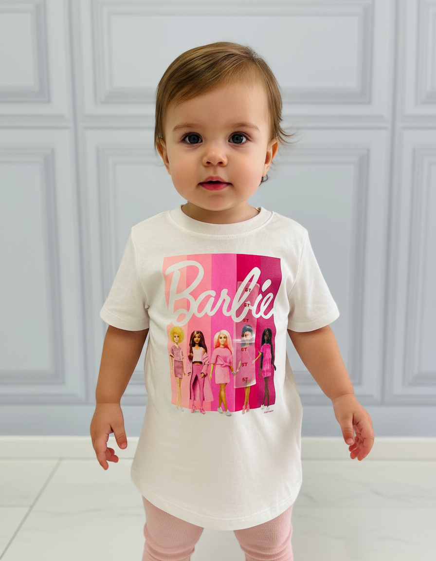 Camisa Barbie old navy niña
