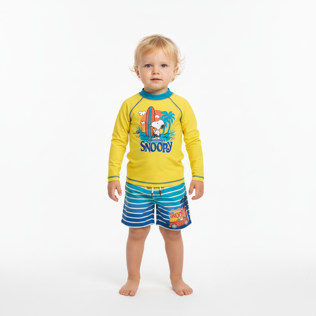 Set 2 piezas traje de baño snoopy bebe niño St Jacks 0430005401-0430005501