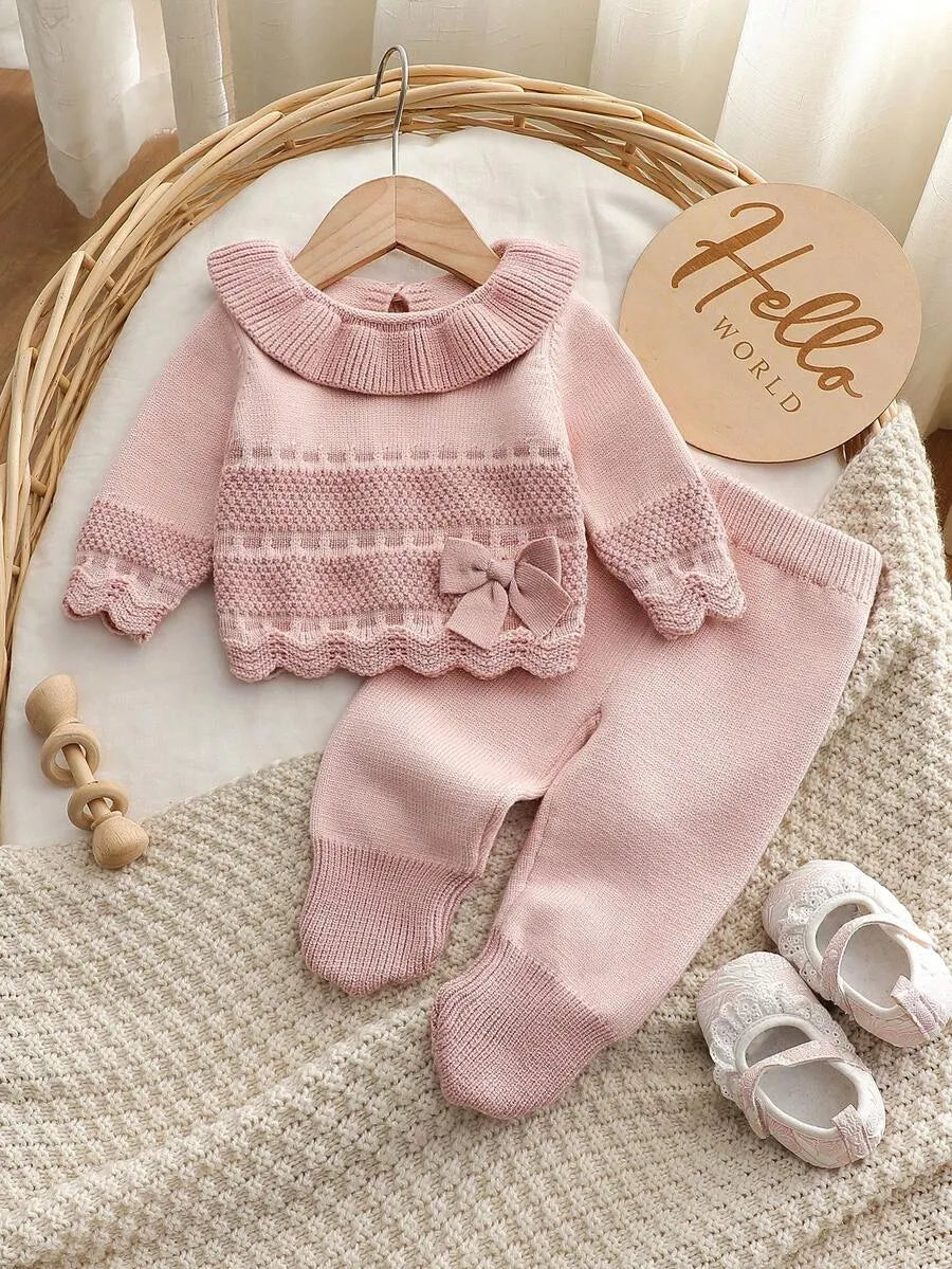 Set conjunto 2 piezas camisa pantalon rosado bebe niña salida hospital sa260716094615558888639
