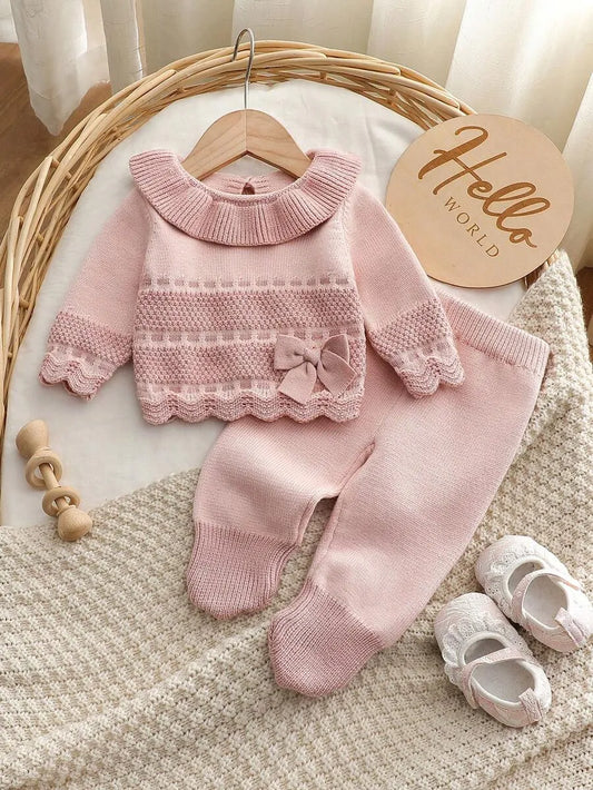 Set conjunto 2 piezas camisa pantalon rosado bebe niña salida hospital sa260716094615558888639
