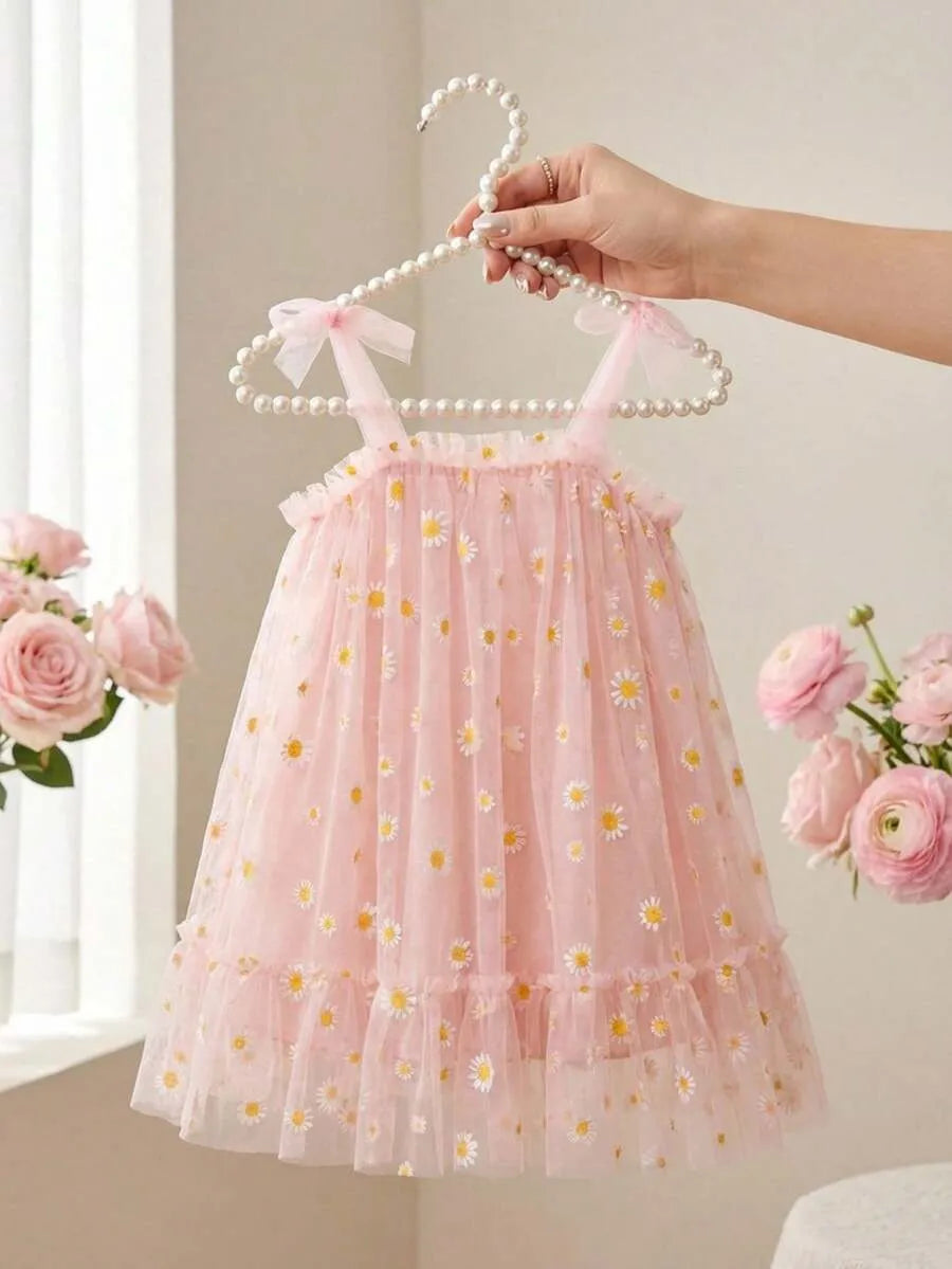 Vestido rosado floreado bebe niña sa260116230043650457809 tutu
