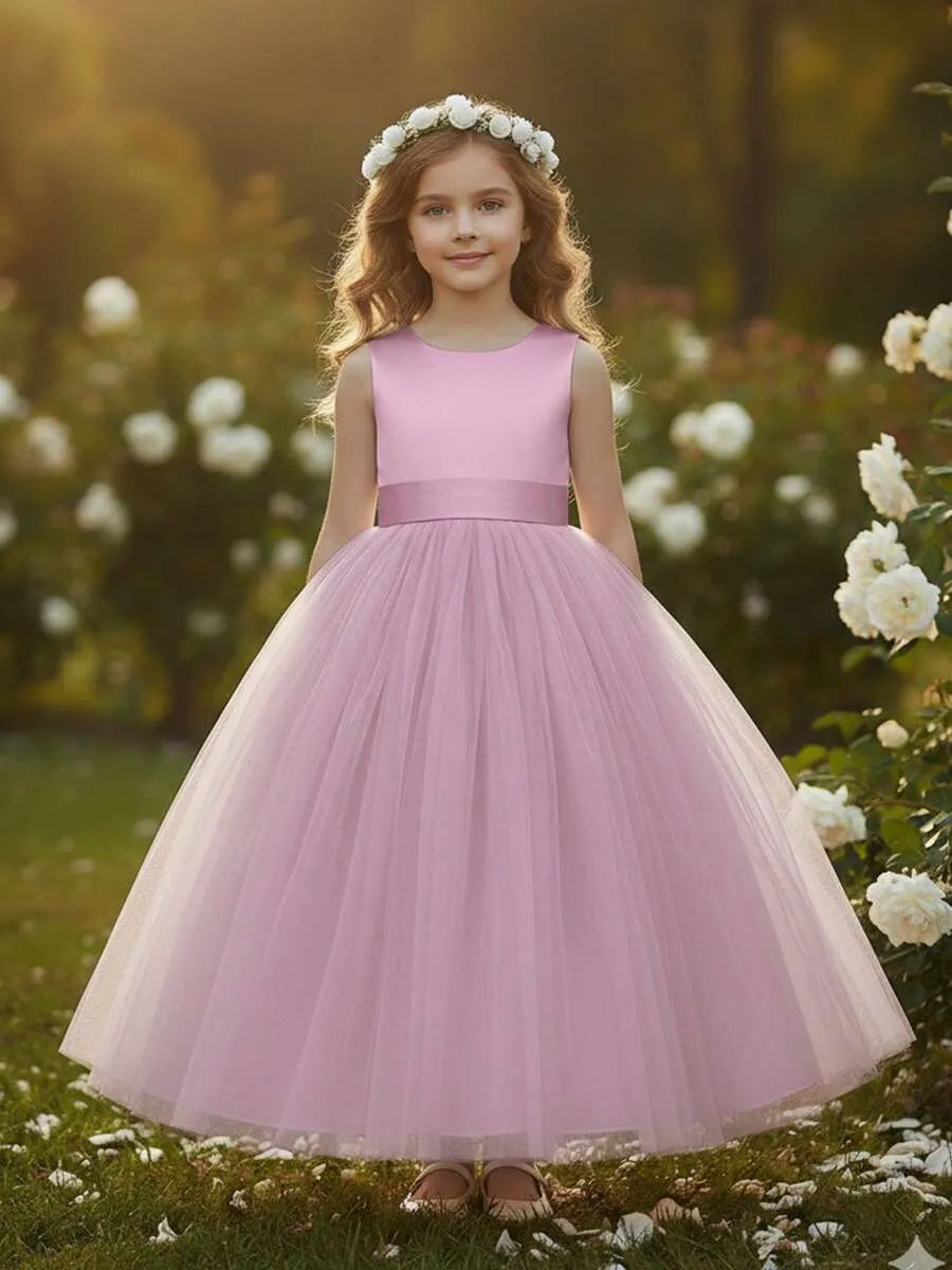 Vestido rosado niña gala sk25080923356502230
