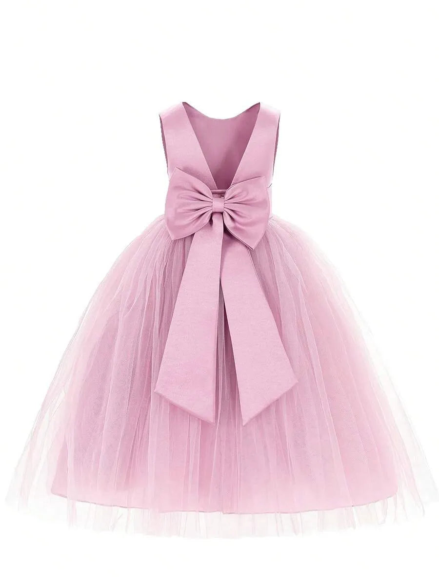Vestido rosado niña gala sk25080923356502230