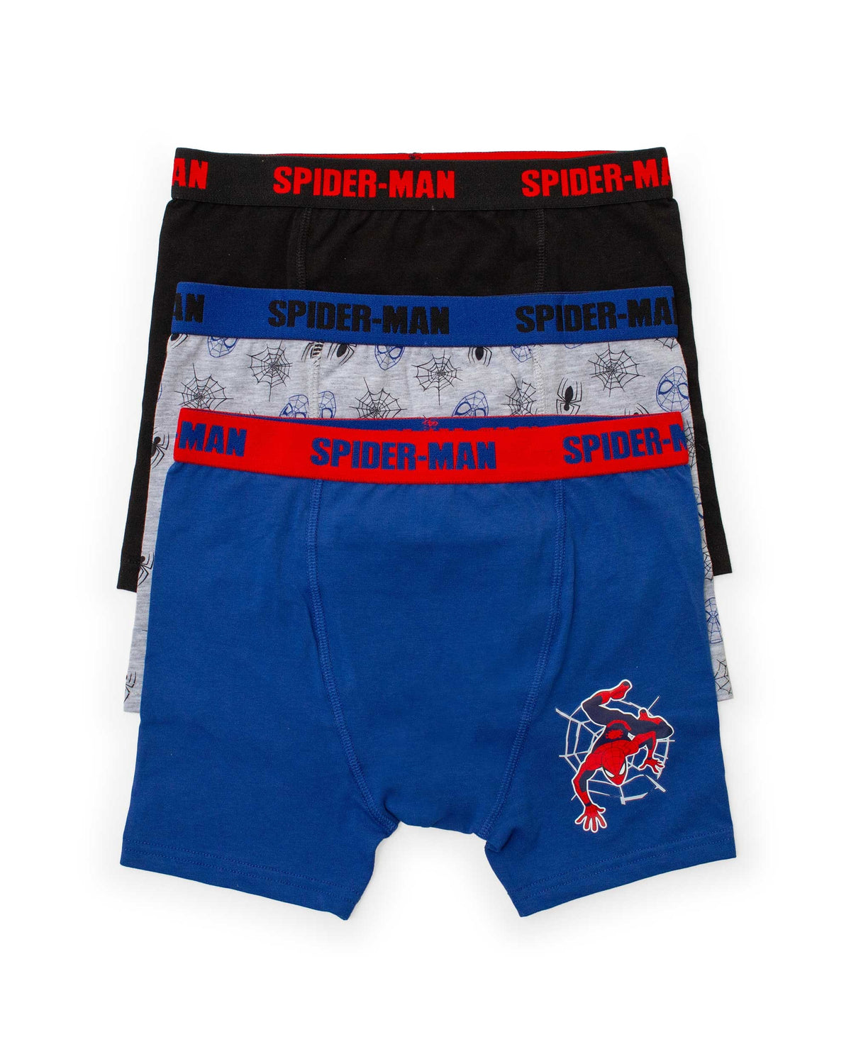 Set paquete 3 boxers azul gris negro spiderman niño St Jacks 3140006801