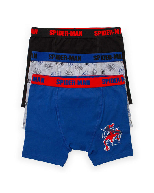 Set paquete 3 boxers azul gris negro spiderman niño St Jacks 3140006801
