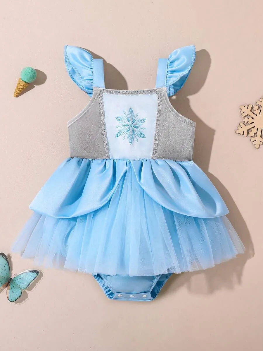 Vestido disfraz frozen azul bebe niña sa260518160185641012952