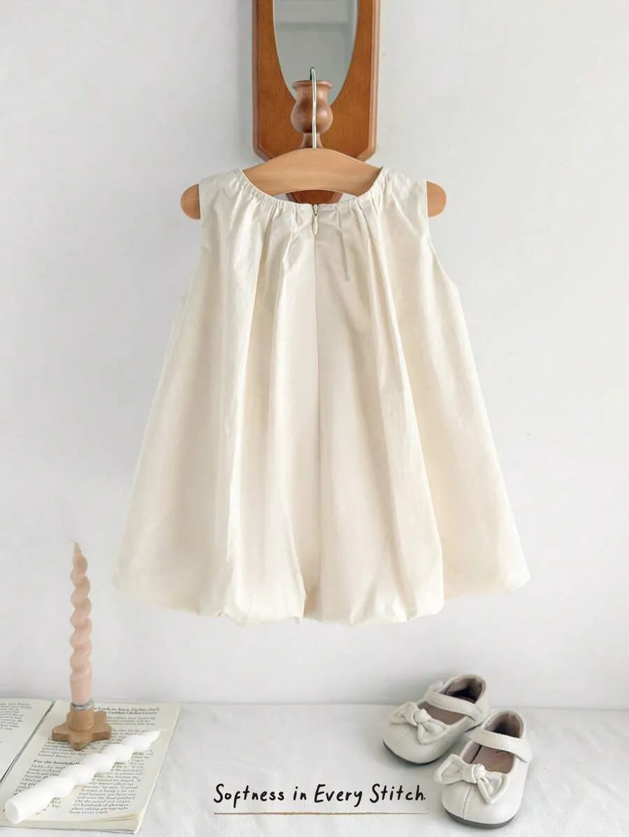 Vestido blanco chongo bebe niña sa2412031381699883