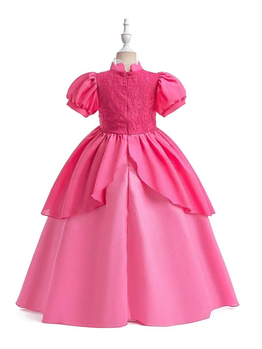 Vestido Disfraz rosado princesa niña sk25062855320242626