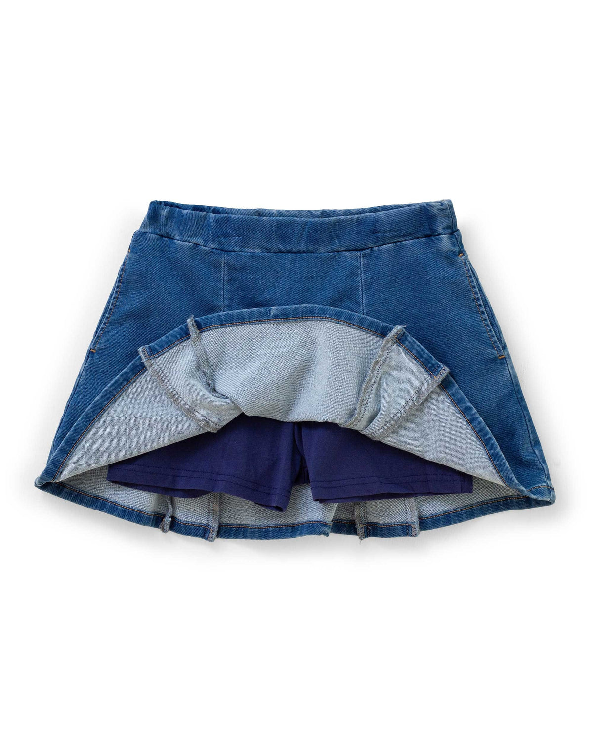 Falda short azul niña jeans Denim St Jacks 2410023101
