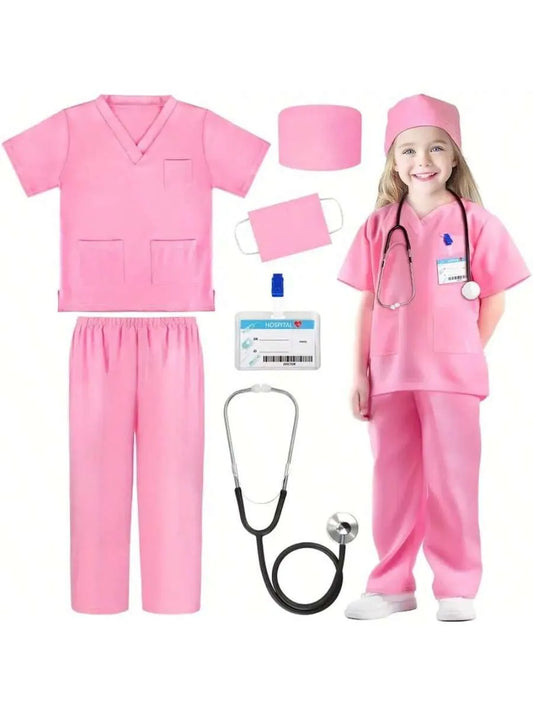Set disfraz 6 piezas doctora niña sl25020833352383626