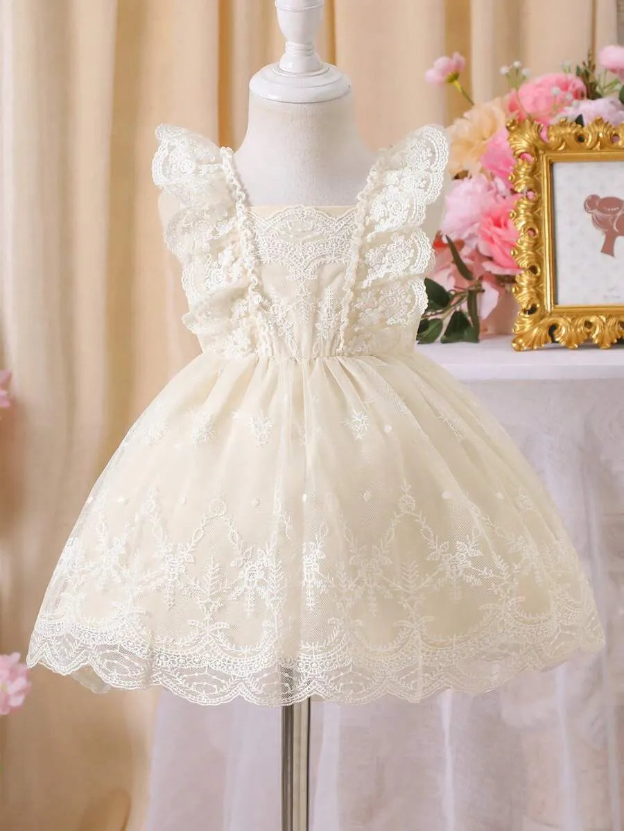 Vestido blanco bebe niña sa25030802061141586
