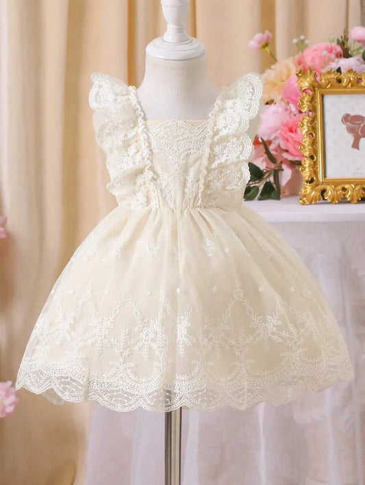 Vestido blanco bebe niña sa25030802061141586