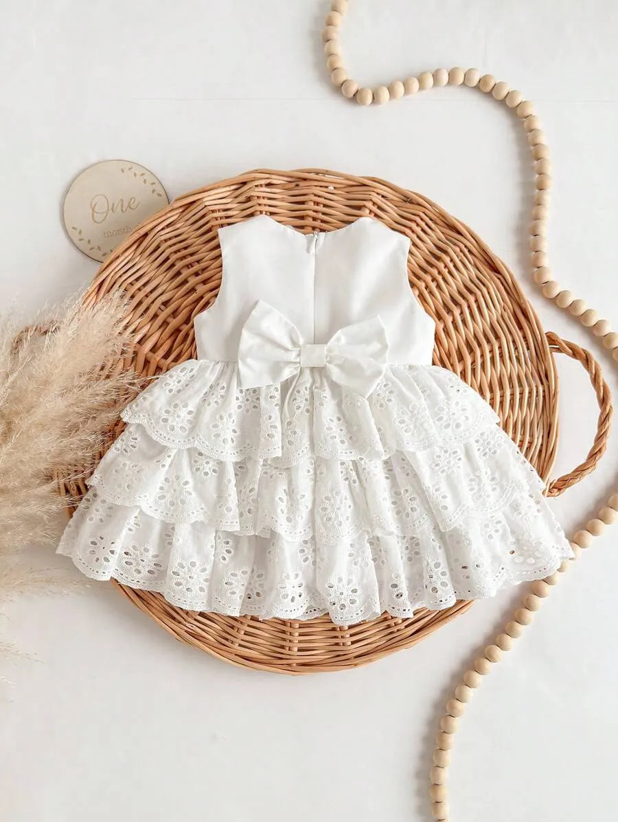Vestido blanco bebe niña sa25021813312431234