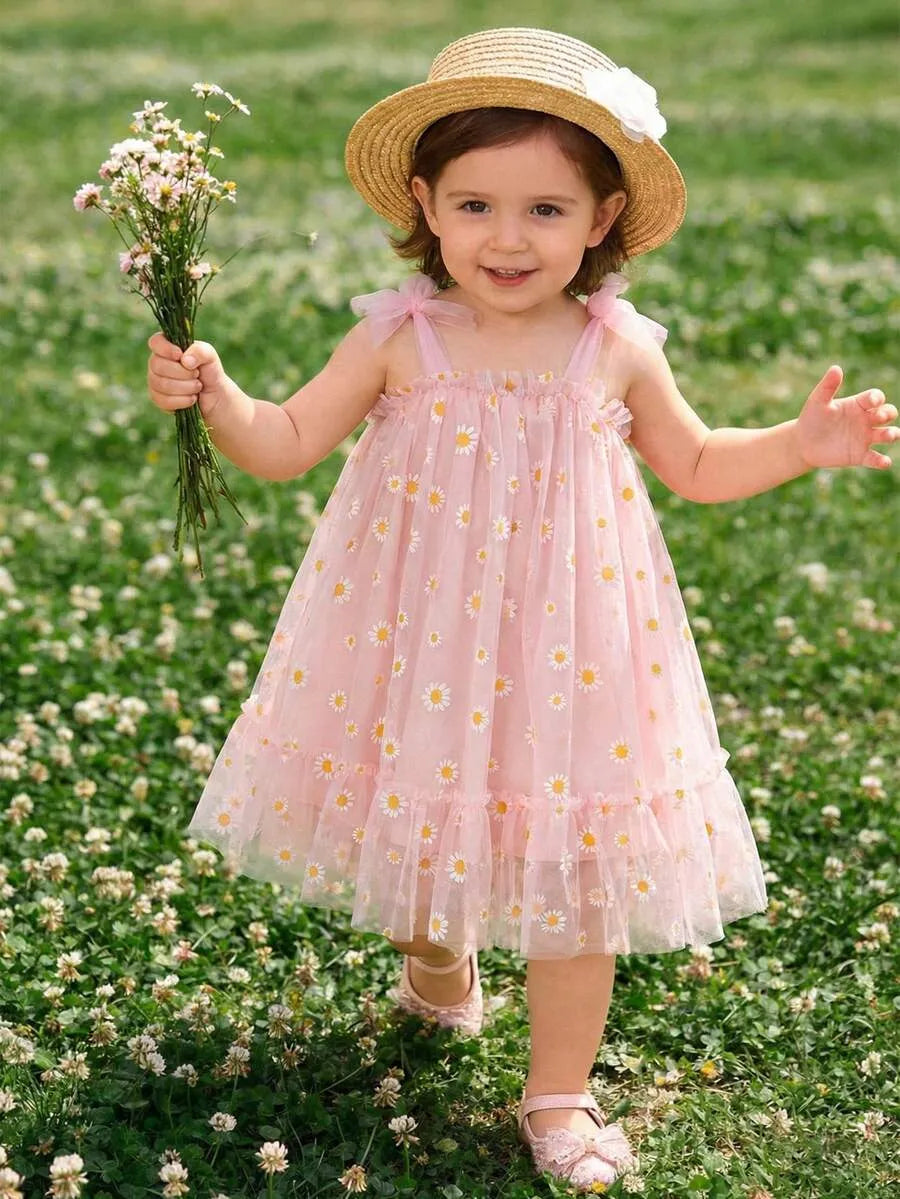 Vestido rosado floreado bebe niña sa260116230043650457809 tutu
