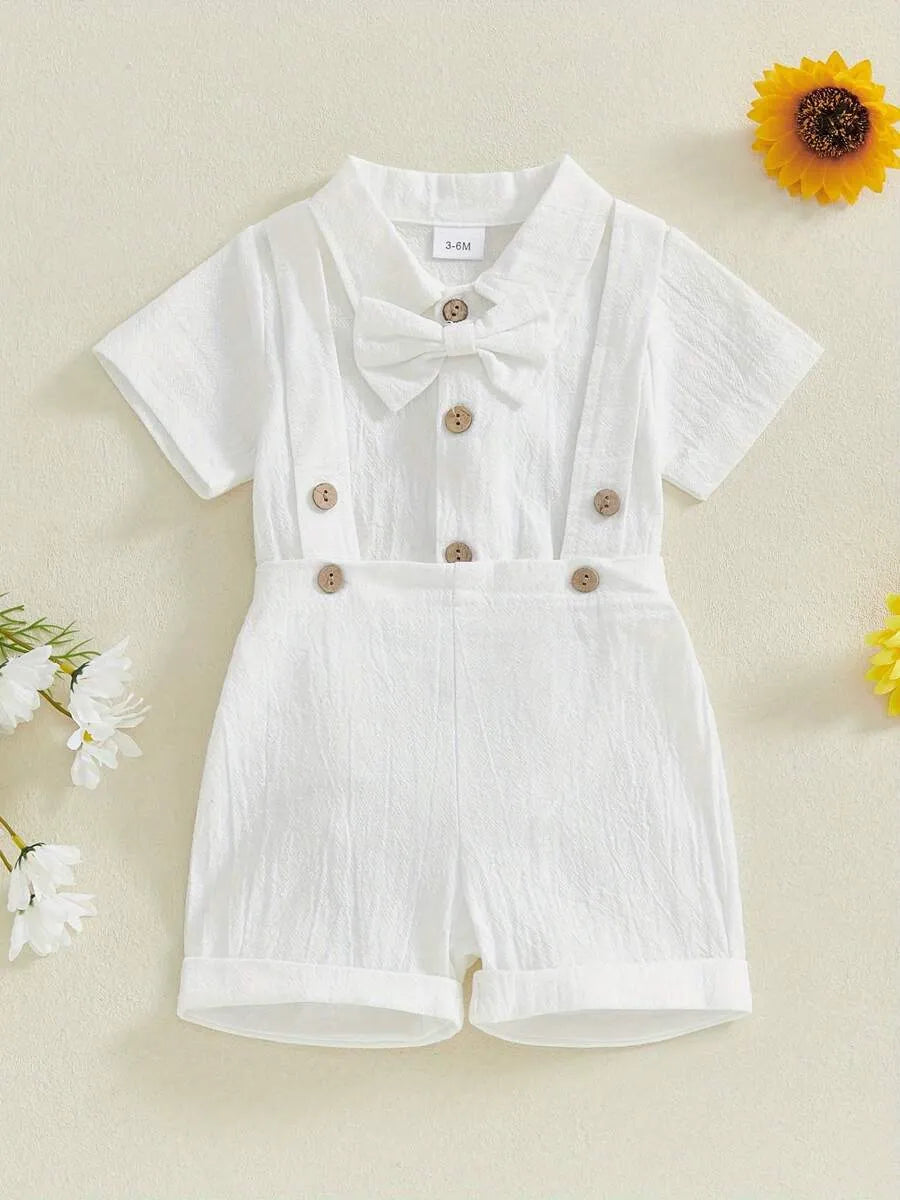 Set 2 piezas formal blanco bebe niño sa25030343383338653