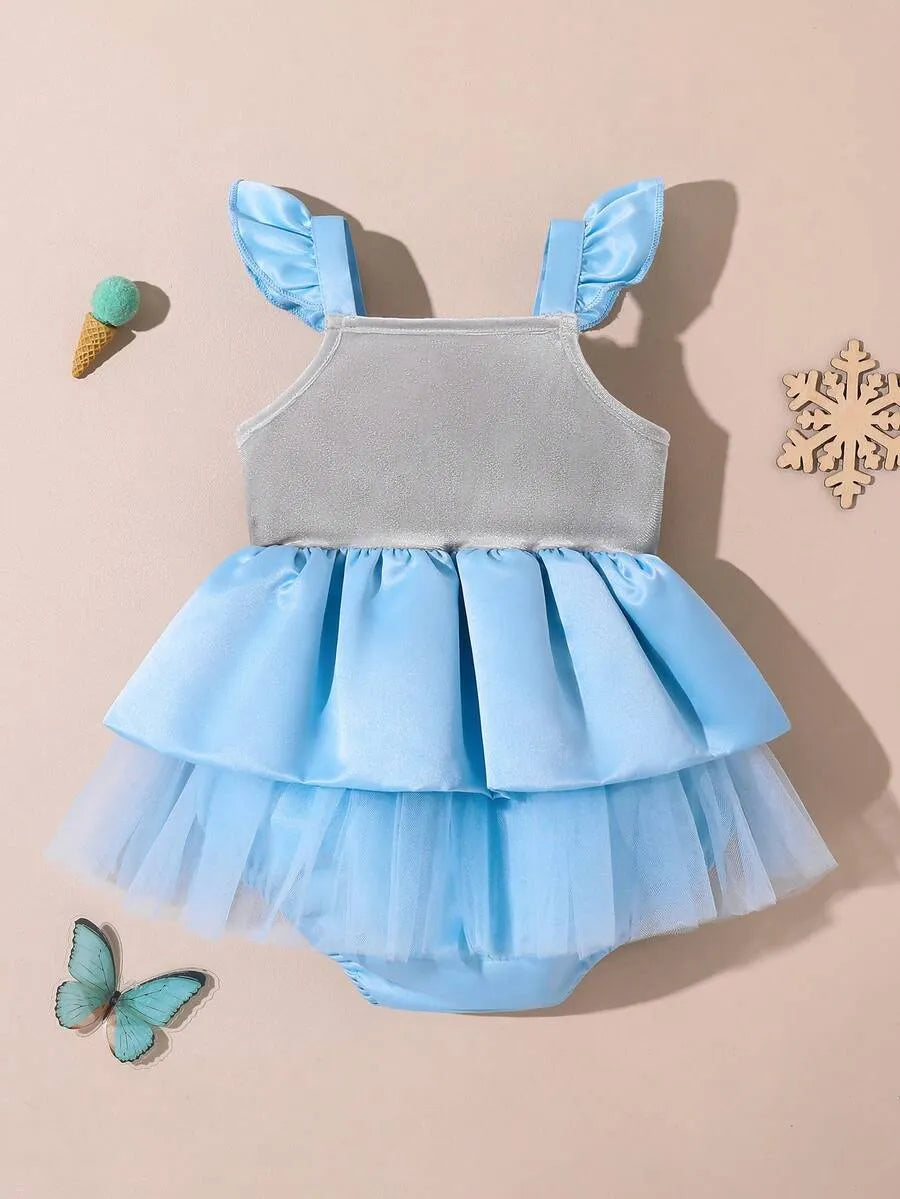 Vestido disfraz frozen azul bebe niña sa260518160185641012952