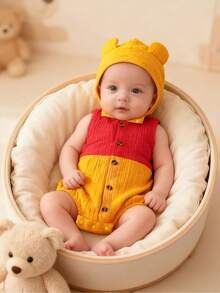Set 2 piezas camisa gorro winnie pooh bebe niño sa260311163296388356052
