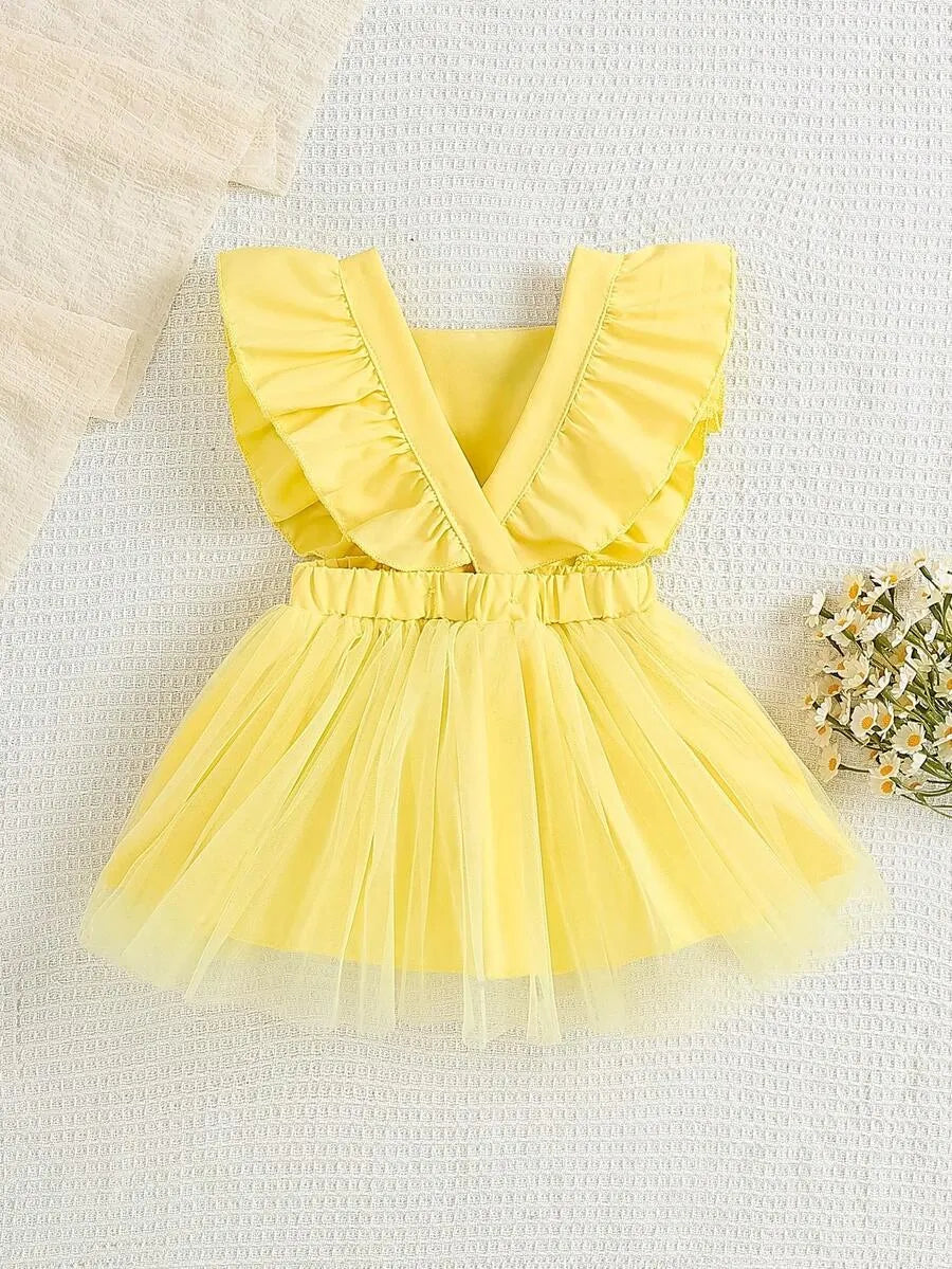 Vestido amarillo abeja bebe niña sa260119170351841246100