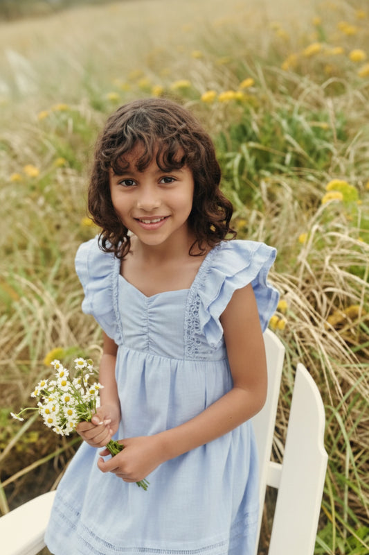 Vestido azul niña Gymboree 3058325