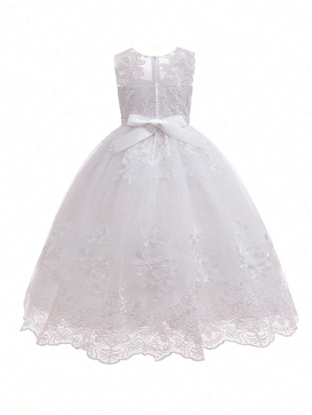 Vestido blanco gala niña sk260630170686664761539 DT32WX