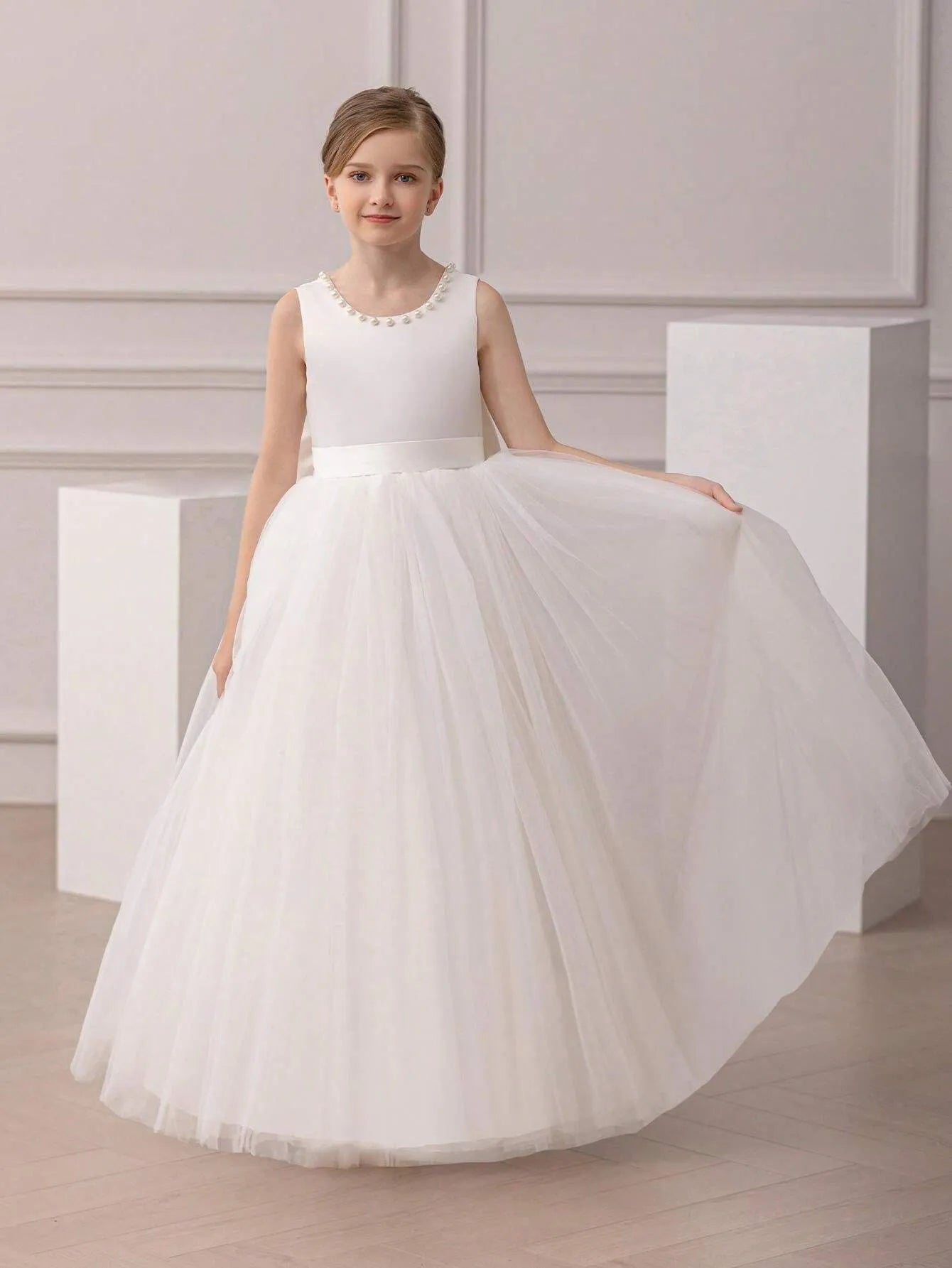 Vestido blanco gala bautizo perlas niña sk2407194425862827