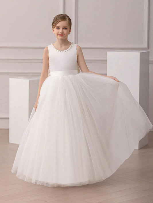 Vestido blanco gala bautizo perlas niña sk2407194425862827