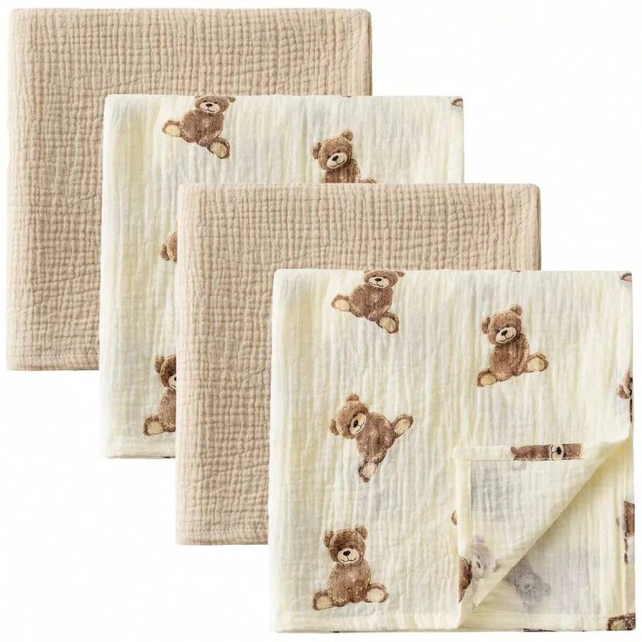 Sabana manta oso beige bebe niño salida hospital  muselinas sa260707200170229213558
