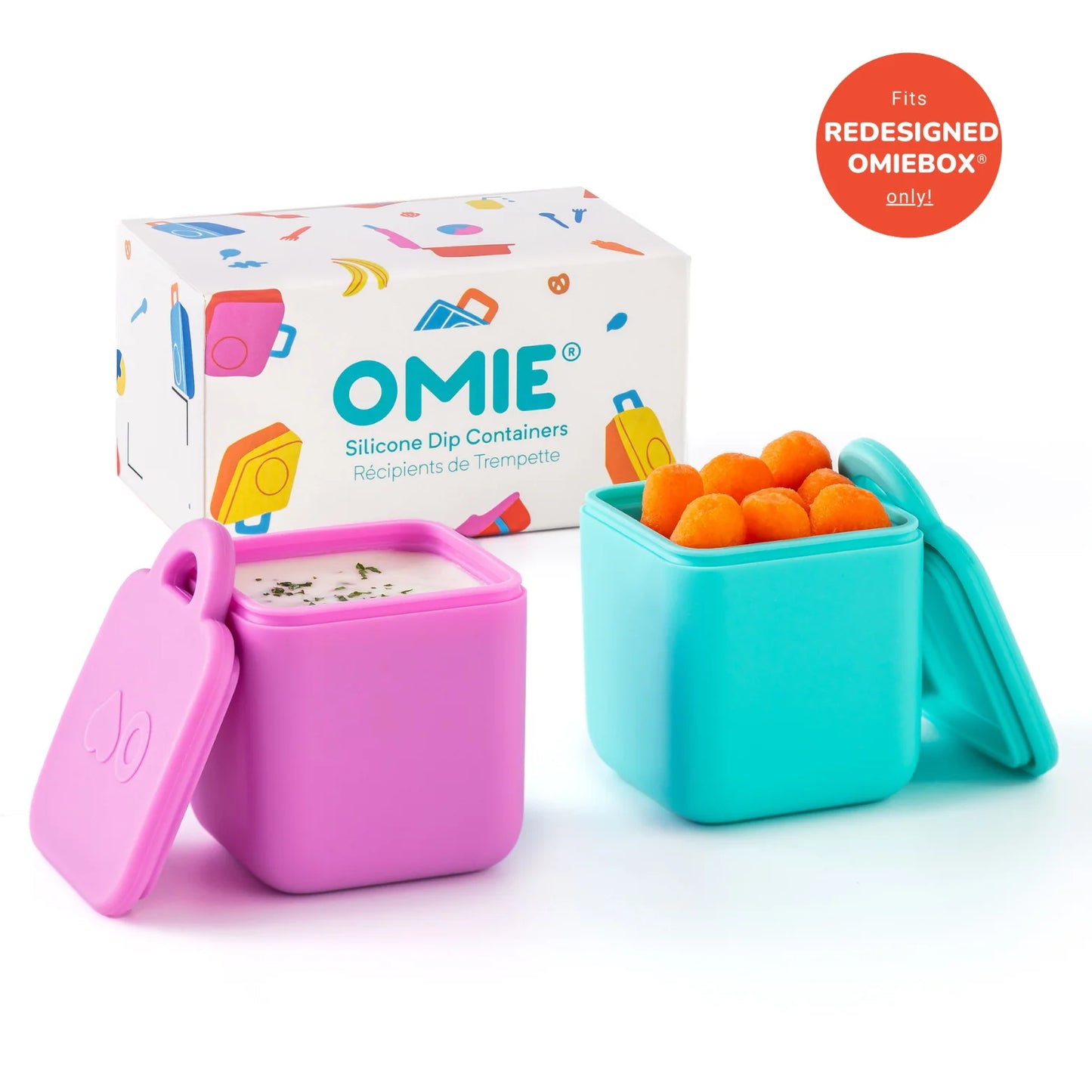 Recipiente Silicon Omie Set 2 118ml/4onz