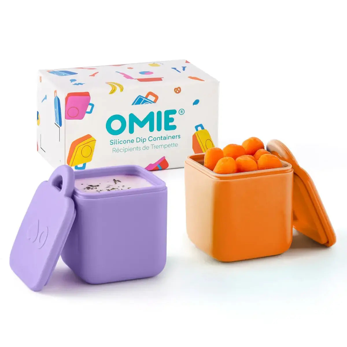 Recipiente Silicon Omie Set 2 118ml/4onz