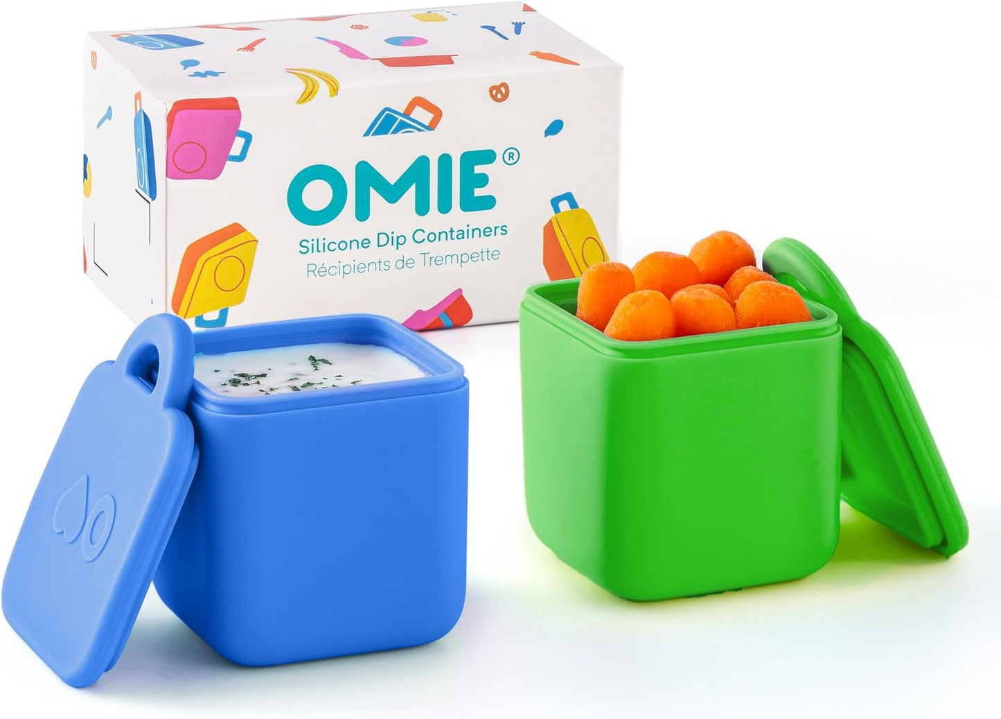 Recipiente Silicon Omie Set 2 118ml/4onz