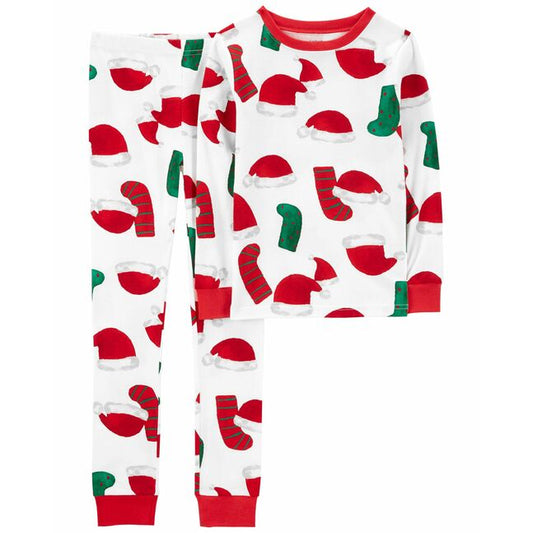 Pijama Unisex niña niño navidad navideña Carters 75413744