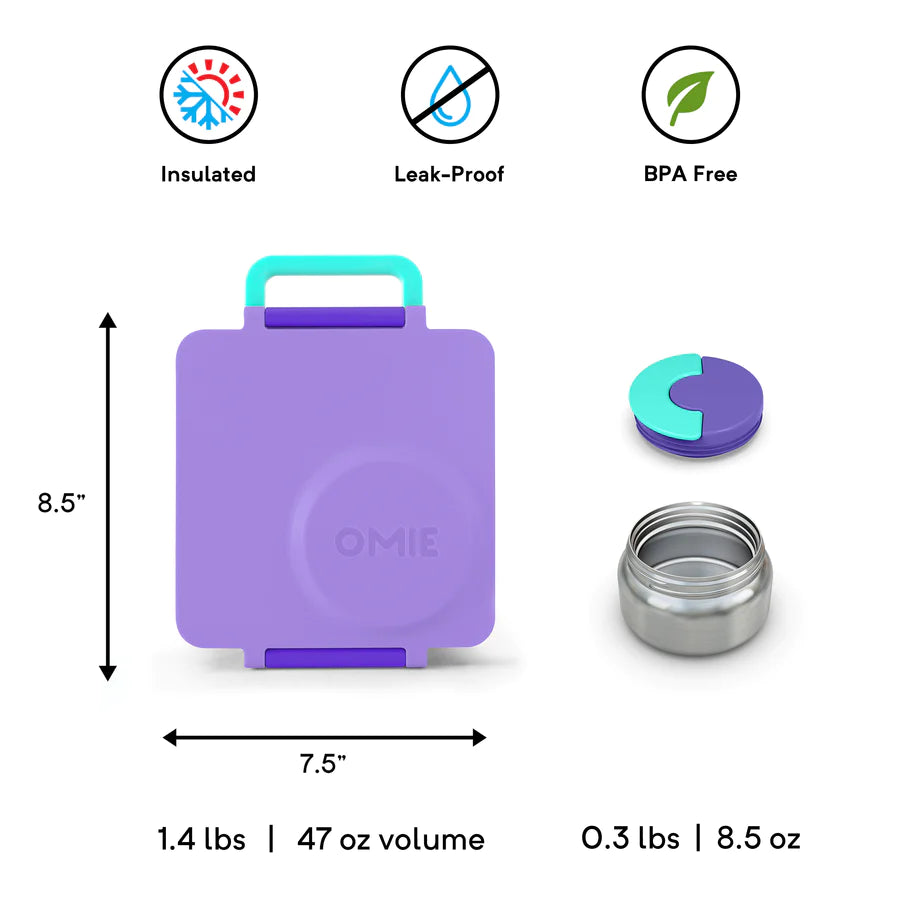 Lonchera accesorio para comida antiderrame niña niño OMIELIFE bento box