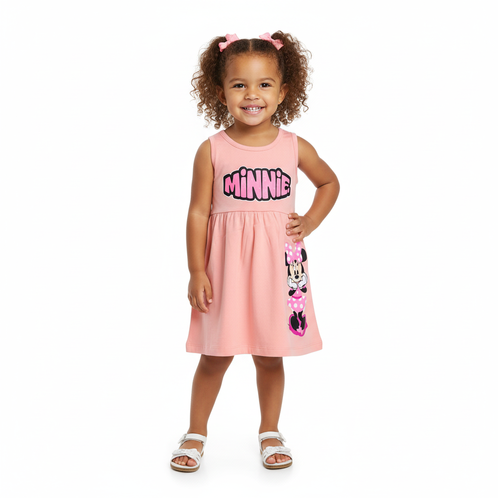 Vestido rosado Minnie Disney bebe niña D10-MI-1283B promo 3x1000 390345