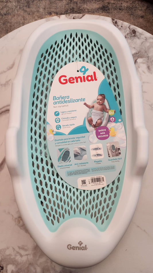 Bañera plegable Genial bebe niño niña Verde Menta