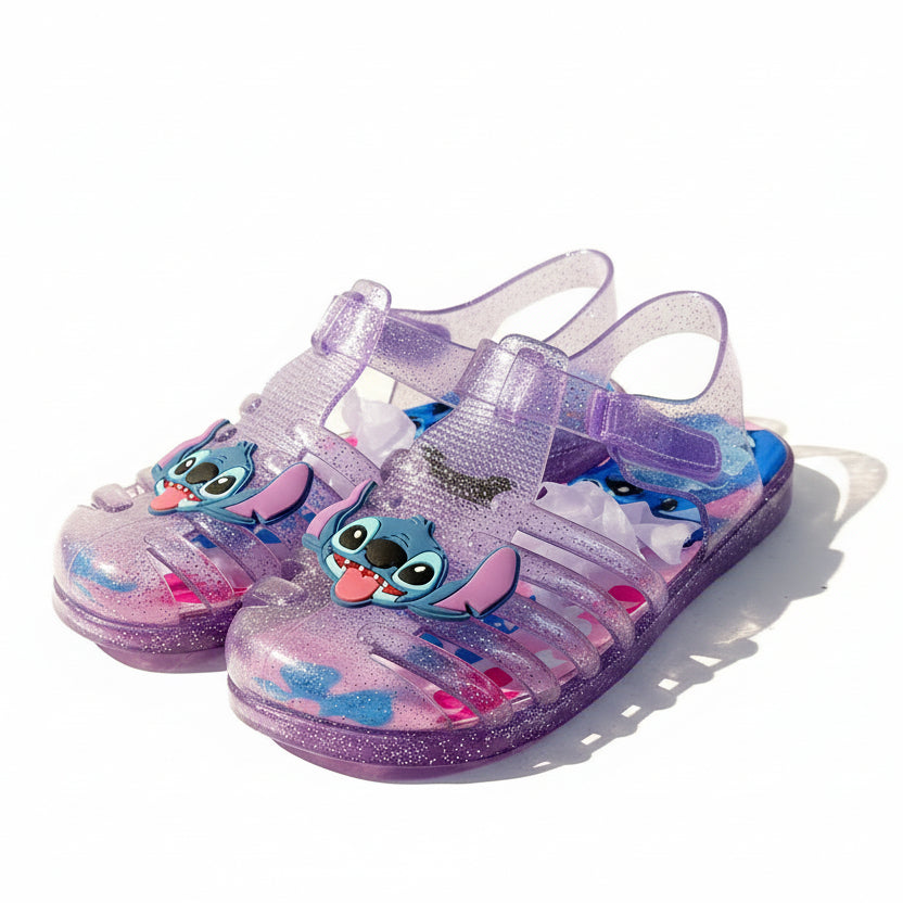 Sandalias jelly moradas niña Stitch D8-STI-Z160D 390345
