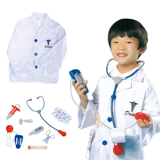 Disfraz 9 piezas nata de doctor niño niña