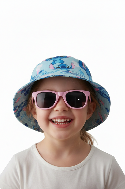 Gorro sombrero con lentes gorra sol  Stitch D7-STI-H103D promo 2x1000