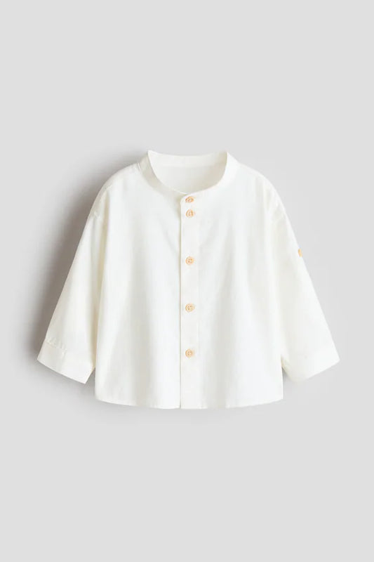 Camisa formal blanca bebe niño H&M 1320550001