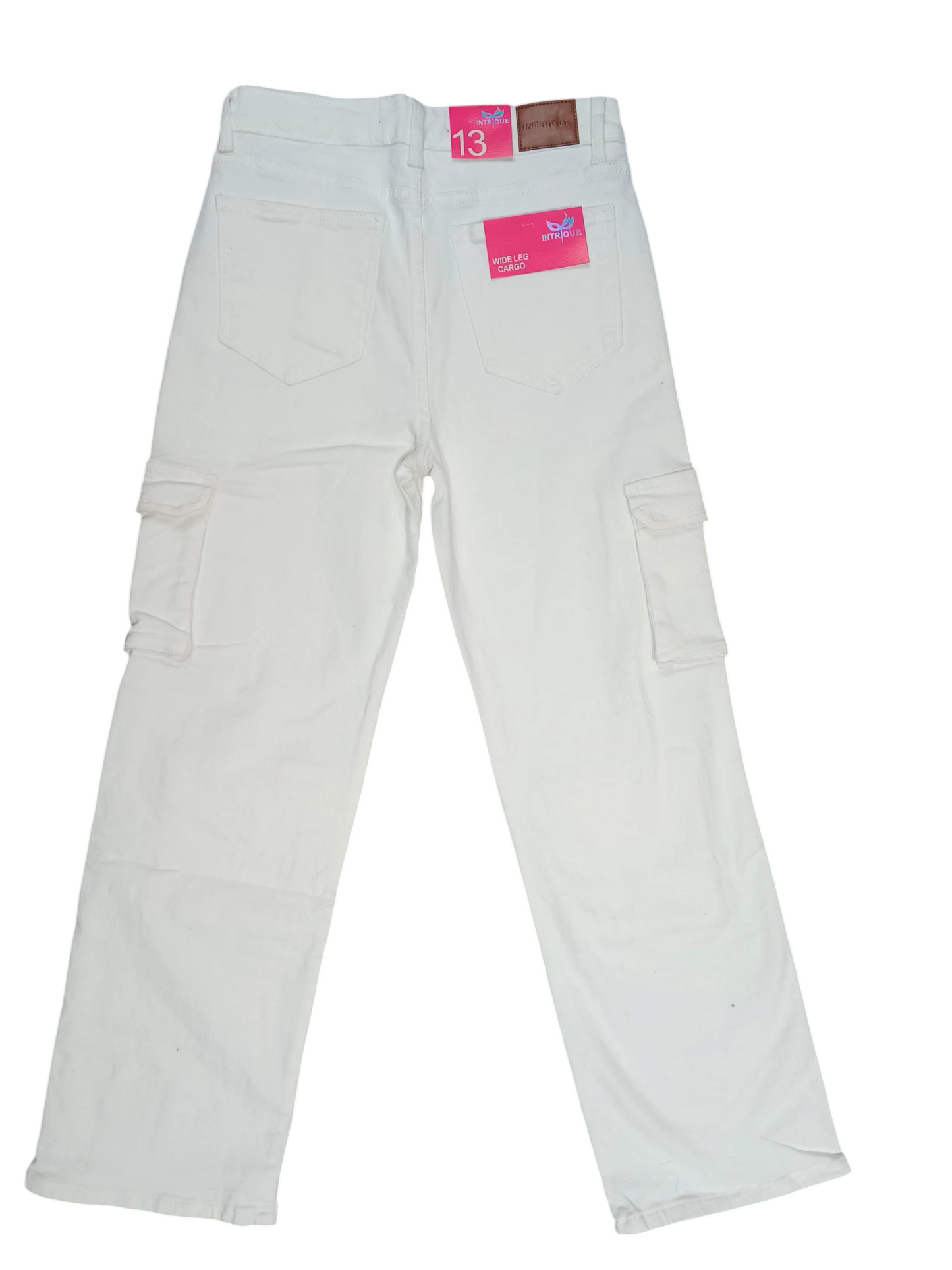 Pantalon Jeans blanco cargo Mujer 3-15 Intrigue IN2-2461 645585