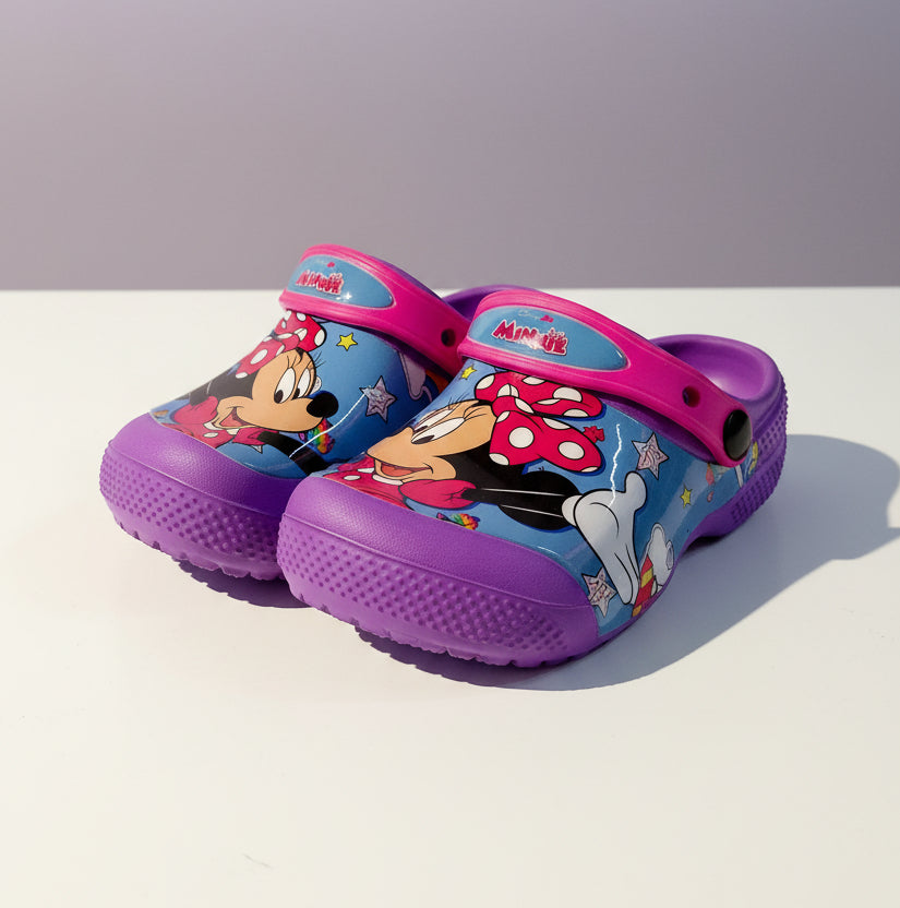 Sandalias moradas niña Minnie crocs D8-MI-86CR-1 390345