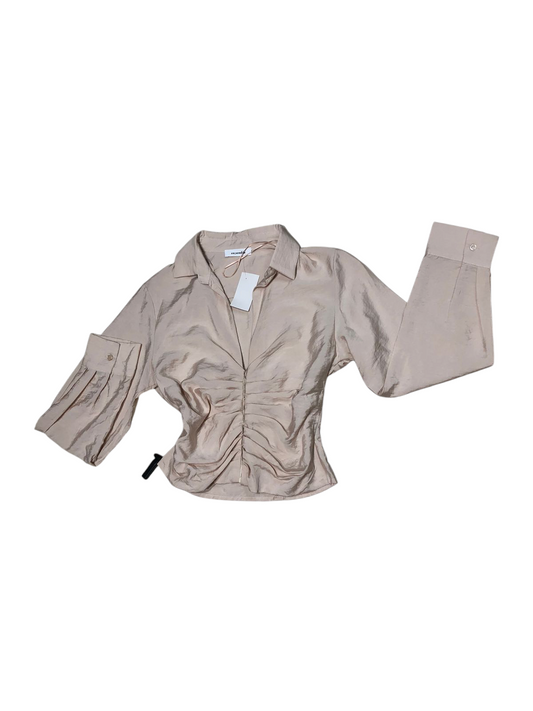 Camisa nude manga larga OT10425