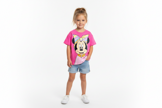Camisa rosada Minnie bebe niña Disney D1-MI-1291 promo 4x1000 390345