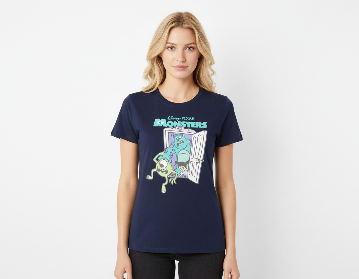 Camisa dama mujer azul oscuro Monster inc B1-MS-100C