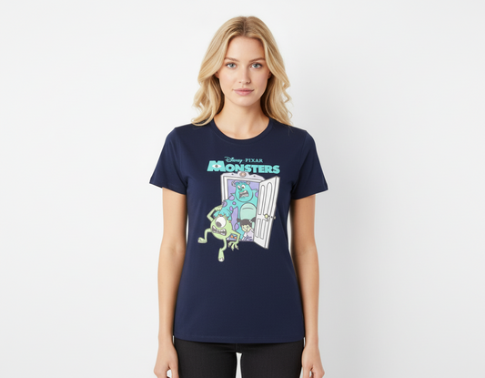 Camisa dama mujer azul oscuro Monster inc B1-MS-100C