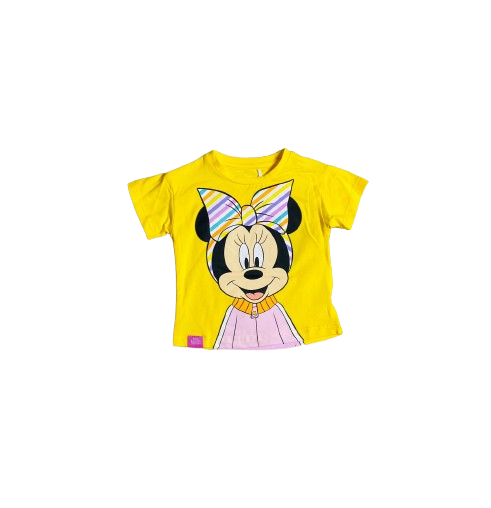 Camisa amarilla Minnie bebe niña DI-MI-1291B